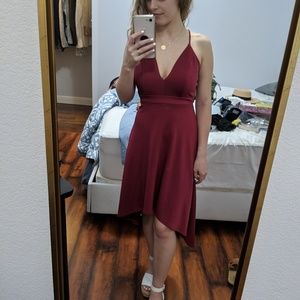 Maroon dress